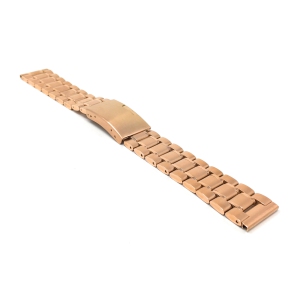 Bandini Stainless Steel Smart Watch Band Strap For Withings Nokia Scanwatch, Steel HR 36mm, Move ECG - 18mm, Rose Gold