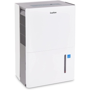 Ivation 4,500 Sq. Ft Energy Star Dehumidifier With Pump, Large Capacity Compressor De-humidifier for Big Rooms and Basements with Continuous Drain Hose Connector and Pump