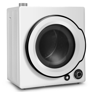 Costway 1350W Electric Compact Laundry Dryer 13.2 LBS Clothes Dryer 5 Drying Programs (FP10092US-WH) - White