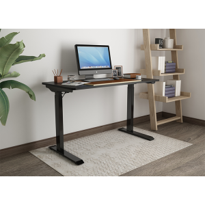 Loctek ET119E Quick Install Electric Height Adjustable Dual Motor Three Stages Standing Desk with Desk-top