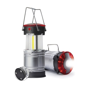 RCA RFL0117 - 3-in-1 Retractable Lantern, Led Flashlight & SOS Mode