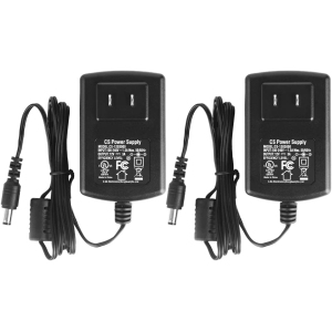 Dolaer 2-Pack AC to DC 12V 3A 36W Power Supply Adapter Barrel Plug 5.5mm x 2.1mm for CCTV Cameras DVR LED Lighgt Strip cUL UL Listed FCC ,
