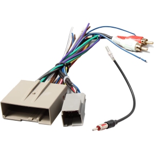 Replacement for Ford 2006-2012, Lincoln 2006-2010, Mercury 2006-2009 Aftermarket Stereo Install Wiring Harness with RCA Adapter, Radio Antenna Adapter Plug Connector