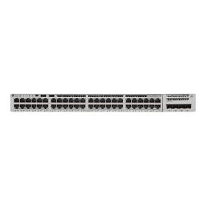 Cisco Catalyst 9200 - Essential Edition - switch - smart - 48 x 10/100/1000 (PoE+) - rack-mountable - PoE (C9200-48P-E)