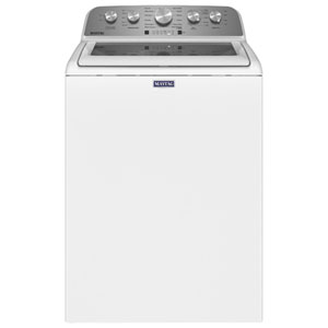 Maytag 5.5 Cu. Ft. (IEC) Top Load Impeller Washer with Sanitize Cycle, Turbo/Speed Wash, and 15-Minute Quick Wash (MVW5430MW) - White
