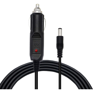 DC5.5x2.1mm Male to 12V Car Cigarette Lighter Plug 18AWG Cable, DC Car Charger Auto Power Supply Cable, YOUCHENG for Cars, Trucks, Buses