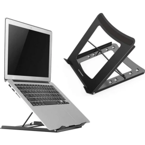 PrimeCables Adjustable Laptop Stand 10-15 inch Foldable Portable Laptop Holder with 5 Angle Settings