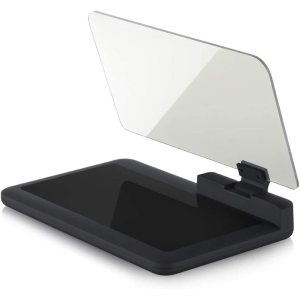 Car GPS Mobile Head Up Display Holder with HD Image Reflection for HUD, Smartphone, iPhone, Samsung, Car Navigation (Up to 6 Inches)