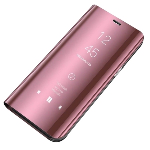 Samsung Galaxy Note 8 Rose Gold Smart Mirror View Clear Luxury Flip Stand Slim Case Cover