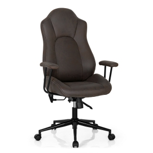 Ergonomic Executive Chair with High Adjustable Back and Padded Armrests