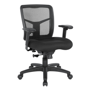 ProGrid Mesh Back Manager's Chair with Coal Black Free Flex Fabric