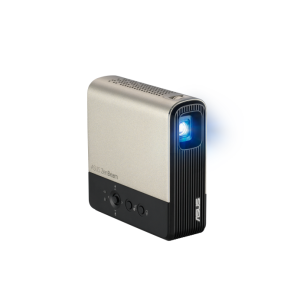 ASUS ZenBeam E2 Mini LED Projector – 300 LED Lumens, WVGA (854x480), Wireless Mirroring, Auto Portrait Mode, Built-in Battery (4 Hr Playback)