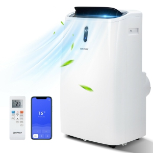 Slickblue 3-in-1 Portable Air Conditioner - 12000 BTU (450 sq ft Coverage) - 55dB, Heat, Window Kit