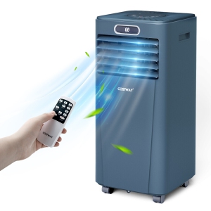 Slickblue 3-in-1 Portable Air Conditioner - 10000 BTU (1 sq ft Coverage) - Window Kit, Remote