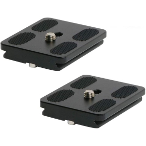50mm Quick Release Plate Fits Arca-Swiss Standard for Camera Tripod Ballhead (Pack of 2)