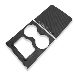 Real Carbon Fiber Gloss Center Console Trim Panel Cover for the Tesla Model 3/Y (2pc set)