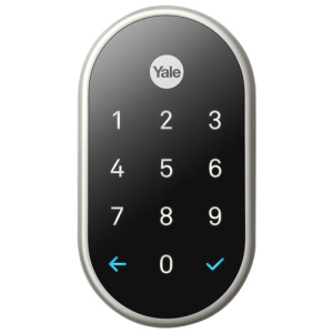 Google Nest x Yale Wi-Fi Smart Lock - Satin Nickel - Open Box