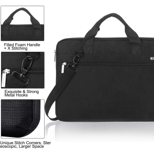 360° Protective Laptop Bag Case 15.6 Inch with Shoulder Strap
