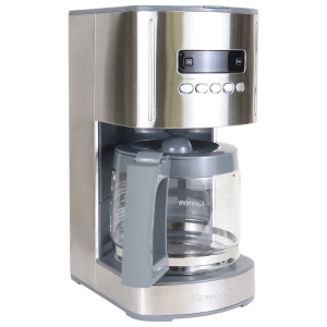 Kenmore Aroma Control 12-Cup Programmable Coffee Maker, Stainless Steel Drip Coffee Machine, Glass Carafe, Reusable Filter, Timer, Digital Display.