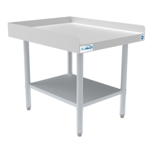 Koolmore 30x24 Heavy Duty 16-Gauge Stainless Steel Equipment Stand in Silver