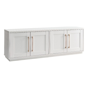 Henn&Hart 68" White TV Stand