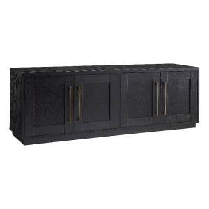 Henn&Hart 68" Black Grain TV Stand