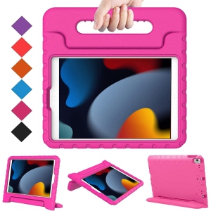 BMOUO iPad 9th/8th/7th Generation Case for Kids, iPad 10.2 Case for Kids, Shockproof Light Weight Convertible Handle Stand K