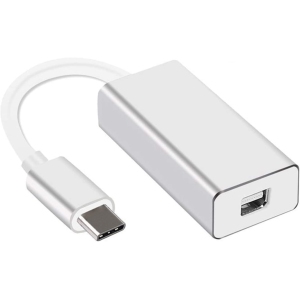 USB C to Mini Displayport Adapter 4K 60Hz, USB Type C to Mini DP Converter Plug and Play Compatible with MacBook Pro 2017/ 2018, Macbook Air, Chromebook Pixel, Dell XPS,Alienwa