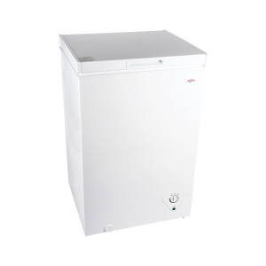 Koolatron Congélateur coffre compact de 3,5 pi³ (99L), blanc, manuel de dégivrage économe en énergie, arrière plat