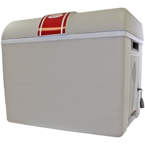 Koolatron Thermoelectric Iceless 12 Volt Cooler Warmer 45 qt (42 L), Electric Portable Car Cooler with DC Plug, Grey and White, for Travel Camping Fishing Trucking