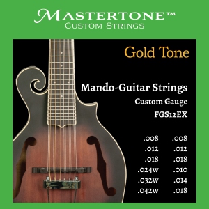 Gold Tone 12-String Mando-Guitar Strings (Extra Light)