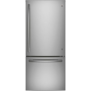 GE 30" 21 Cu. Ft. Bottom Freezer Refrigerator (GDE21DYRKFS) -Stainless Steel -Open Box -Perfect Condition