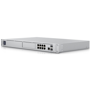 Ubiquiti Unifi Dream Machine Special Edition - All-In-One Router and Security Gateway with Integrated PoE Switch and Network Video Recorder - White