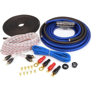 KCA Complete RED 4 Gauge Amplifier Installation Wiring Kit