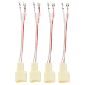 2 Pair Speaker Wire Adapter Connector Harness for Select 2000-2018 Toyota and Scion, Camry Vehicles