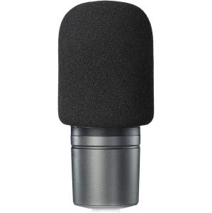 AT2020 Microphone Foam Windscreen Cover, Mic Pop Filter Mask Shield suitable for Audio Technica AT2020, AT2020V (Black)