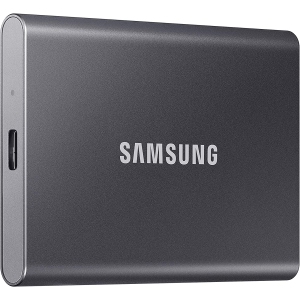 Samsung T7 Portable SSD - MU-PC1T0T/AM - USB 3.2 (Gen2, 10Gbps) External SSD - 1TB - Grey [Open Box]