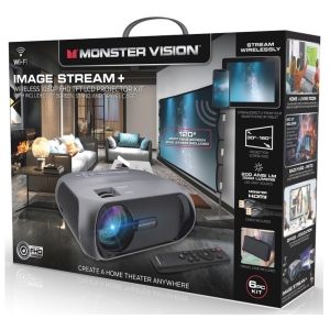 MONSTER VISION WIRELESS 1080P FHD TFT LCD PROJECTOR