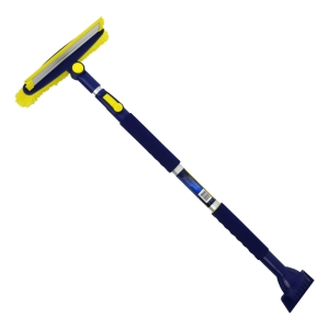 Michelin Ultra Duty Extendable 43-63" Swivel Head Snow Brush with 5" Ice Scraper and Squeegee