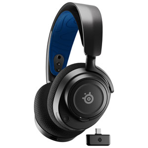 SteelSeries Arctis Nova 7P Wireless Gaming Headset for PC / PS4 / PS5 / Nintendo Switch - Black