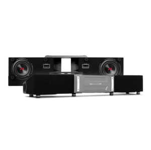 Alpine R2-DB8V-TRK Halo R-Series 8" ported dual subwoofer enclosure with two 8" R2-Series subwoofers-  Preloaded Truck Subwoofer Enclosure with ProLinkTM.