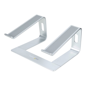 Startech Laptop Stand for Desk, 5kg/11lb, Aluminum, Silver, Ergonomic