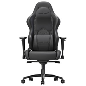 Anda Seat Dark Wizard Premium Genuine Leather Gaming Chair - Black