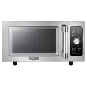 Midea 0.9 Cu. Ft.Commercial Microwave Oven (1025F0A) - Sainless steel