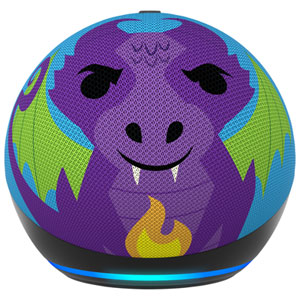 Amazon Echo Dot Kids (5th Gen) Smart Speaker with Alexa — for Kids, Fire Dragon