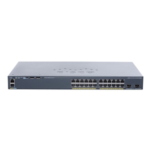 Cisco Catalyst 2960X-24TD-L - Switch - managed - 24 x 10/100/1000 + 2 x SFP+ - desktop, rack-mountable (WS-C2960X-24TD-L)