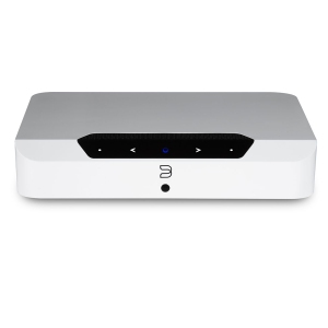 Bluesound POWERNODE EDGE Compact Wireless Multi-Room Hi-Res Music Streaming Amplifier - White, Compatible with Alexa and Siri
