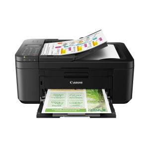 Imprimante à jet d'encre couleur tout-en-un sans fil Canon PIXMA TR4720 pour la maison (5074C003) - Noir