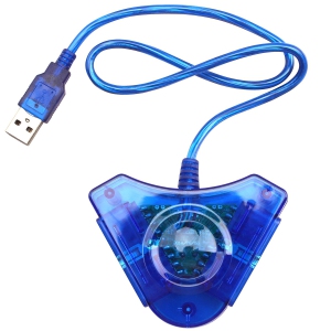 PS1 PS2 to PC USB 2.0 Controller Adapter Converter Compatible for Sony PS2 Wired Controller