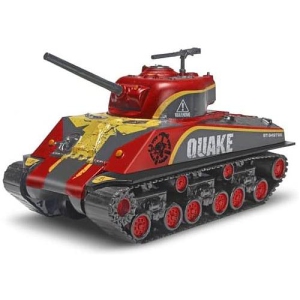 Revell USA Combat Crushers Quake Sherman Tank (85-1754) Snap Tite 1:48 Scale Tank Plastic Model Kit